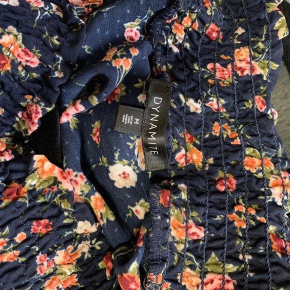 Dynamite Floral Off-the-Shoulder Top - Picture 3 of 3